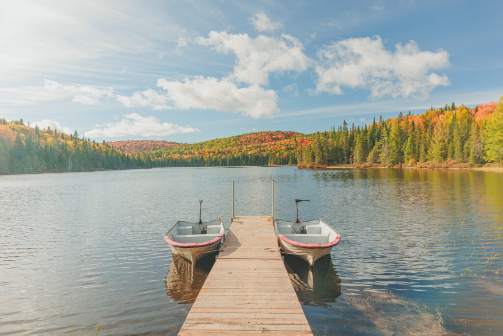 Pêche dans une pourvoirie de Lanaudière